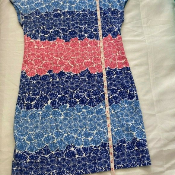TALBOTS Seashell pattern multicolor dress - Picture 9 of 9
